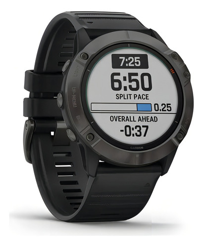 Relógio GPS multiesportivo solar Garmin Fenix 6x Pro