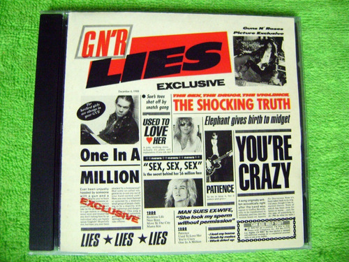 Eam Cd Guns N' Roses Lies 1988 Edic Americana Geffen Records