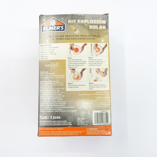 Imagen 3 de 4 de Super Kit Slime Elmer's Explosion Solar No Toxico