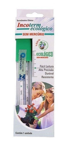 Termômetro Clínico Ecológico Incoterm