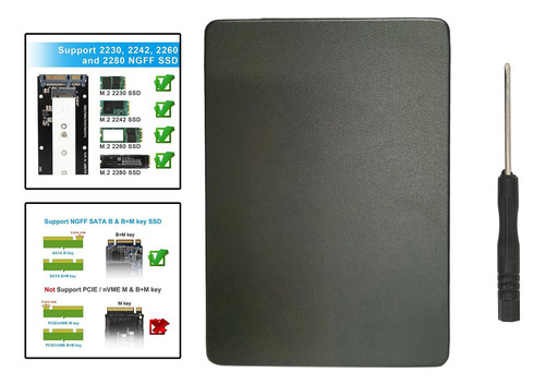 M.2 Ssd A 2,5 Pulgadas 3.0 Card Case Key B/key B+m Adaptador