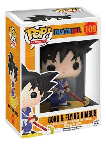 Funko Pop Dragon Ball 109 - Goku E Flying Nimbus