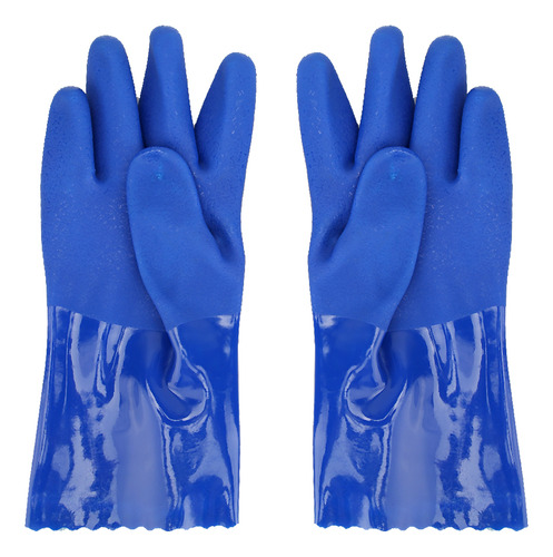 Guantes De Resistencia Química, Guantelete De Pvc, Tejidos C