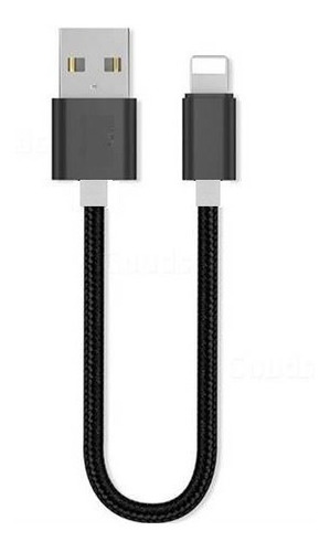 Imagen 2 de 3 de Cable Usb Corto Compatible Con iPhone X Xr Xs 6 7 8 6s Plus