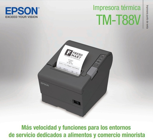 Impresora Térmica Epson Tm-t88v (usb+paralelo)