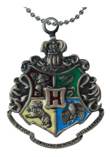 Harry Potter Dije Collar Escudo Hogwarts