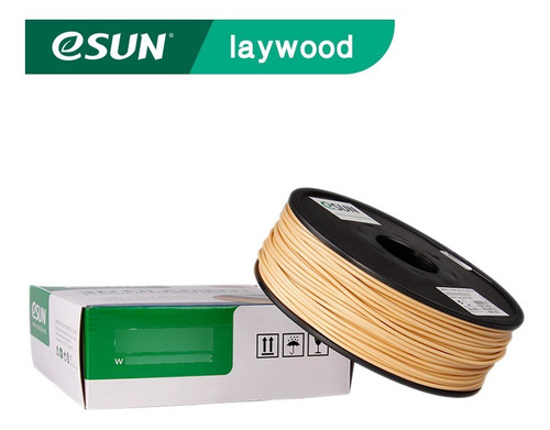 Filamento Impressão 3d Esun Pla Wood Madeira 1,75mm 0.5kg