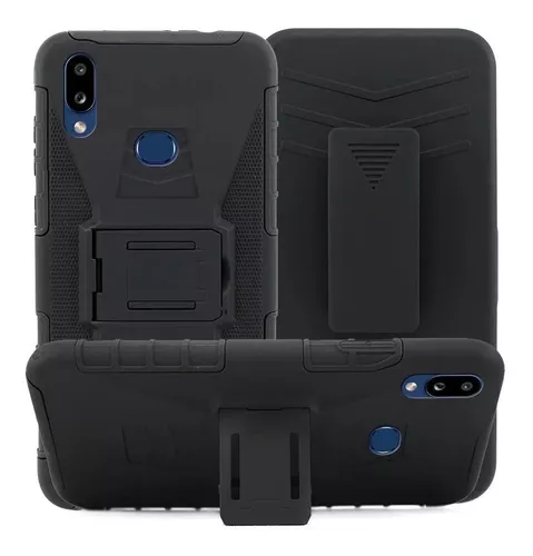 Funda Protector Uso Rudo con Clip más Mica de Cristal Gratis para