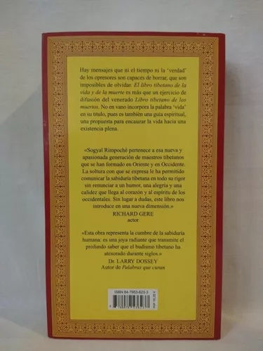 El Libro Tibetano De La Vida Y De La Muerte - Sogyal Rimpche -5% en libros