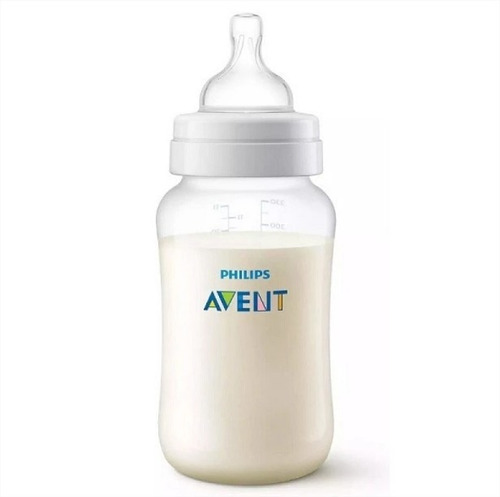 Imagen 2 de 4 de Mamadera Avent Classic Fisiológica Anticólicos 3m+ 330 Ml