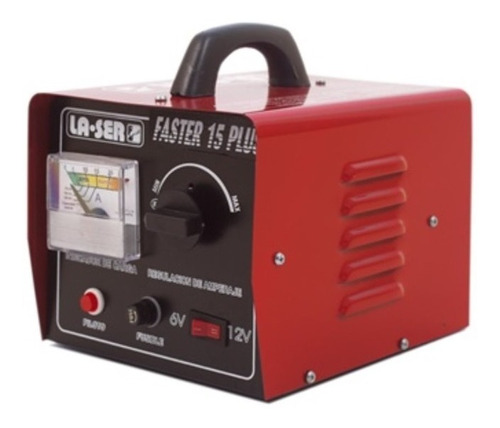 Cargador De Baterias Auto 6v 12v 15amp Amperimetro Laser Reg