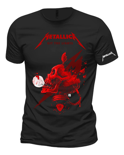 Playera Metallica 11 Cuello Redondo