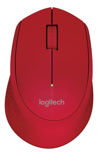 Imagem 1 de 2 de Mouse sem fio Logitech  M280 vermelho