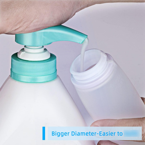 Botellas De Viaje Silicona Tsa Juego 4 Portátiles A Prueba F 4 Unidades, Blanco, 3.4 Fl Oz