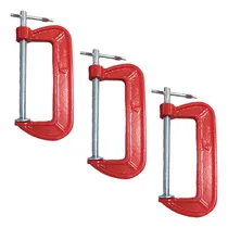 Comprar Kit 3 Grampos Sargento Tipo C 4 Polegadas Marcenaria 140mm