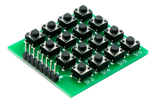 Teclado Matricial 4x4 16 Pulsadores Para Arduino