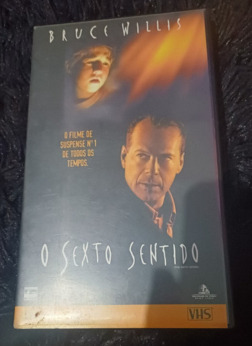Fita Vhs: O Sexto Sentido / Bruce Willis (original)
