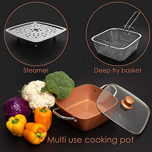 Imagen 2 de 5 de Moss Y Stone Copper, Juego De 5 Piezas, Utensilios De Cocina