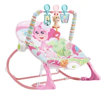 Comprar Brincolin Mecedora Infantil Girafa Color Coral claro