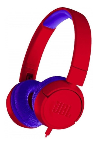 Imagen 1 de 3 de Audífonos JBL JR300 rojo
