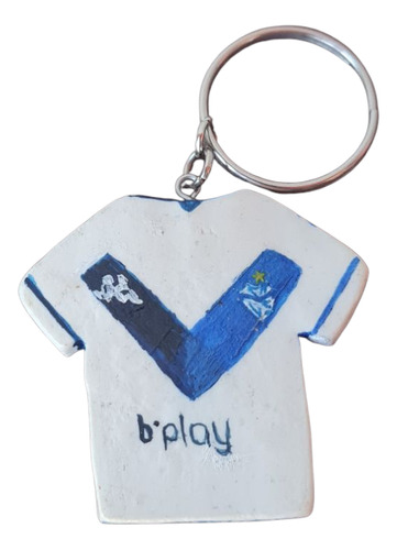 Llavero De Camisetas En Porcelana Fría Camiseta Velez