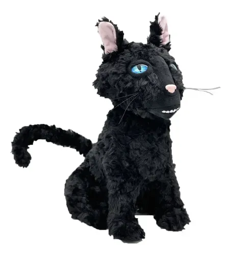 30cm Coraline Cat Plush Toys Cartoon Black Cat Animal Doll
