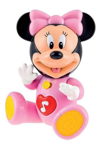 Imagen 3 de 3 de Pack X2 Muñecos Mickey Minnie Disney Luz Sonido Articulado