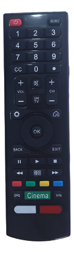Control Remoto Para Smart Tv Sharp Negro