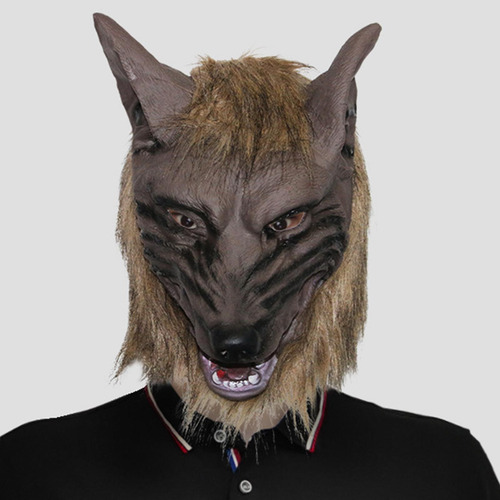 Disfraz De Hombre Lobo De Halloween, Máscara De Lobo Con