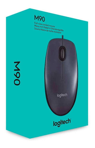 Mouse Logitech M90 Dark Midnight Usb Black