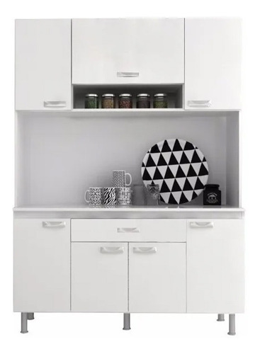 Kit Mueble De Cocina 7 Puertas 1 Cajon Varios Colores