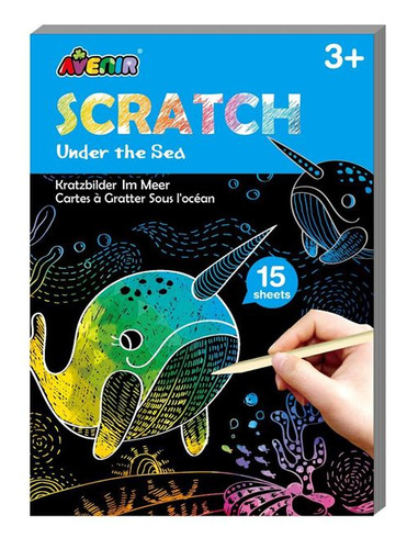 Láminas Para Raspar Scratch Bajo El Mar Avenir