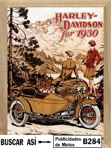 Cuadros Decorativos  Motos Harley Davidson 1930    B284