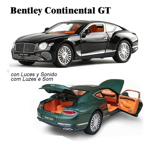 Rápidos Y Furiosos Bentley Continental Gt 1/24 Miniatura Car