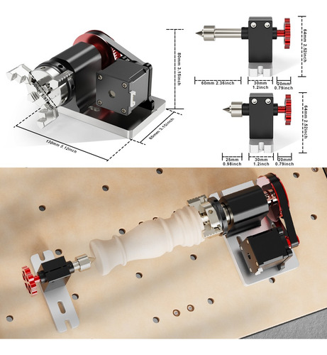 Máquina De Cortadora De Grabado Twotrees Ttc 450 Cnc+rodillo