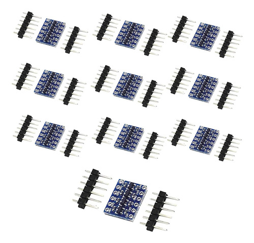 Convertidor De Nivel Lógico 3.3v A 5v 4 Canales Para Arduino