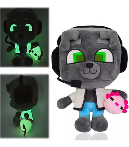 Bobicraft Gitd Lobo Peluchebobicraft Gitd Wolf Juguetes De