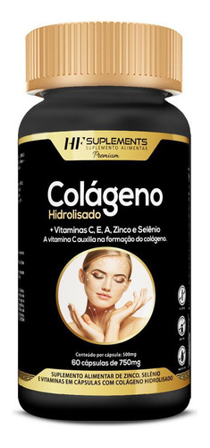 30x Colageno Hidrolisado + Vitaminas 60caps Hf Suplements