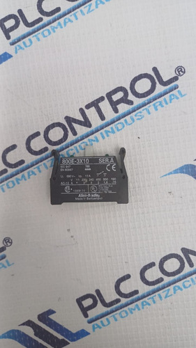 Allen Bradley 800e-3x10 Bloque De Contacto (Usado)