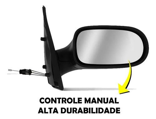 Retrovisor Externo Strada 2p 2008 2009 2010 Manual Direito