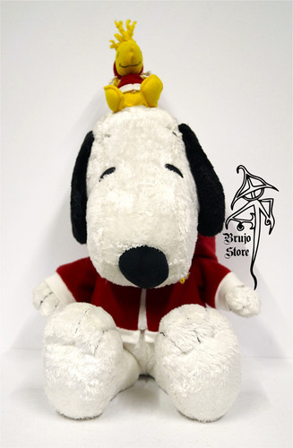Peluche Snoopy & Woodstock Navidad Macy 60cm Brujostore