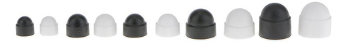 8 X 5-10pack 10pcs M6 Negro Cúpula Perno Tuerca 8 Piezas