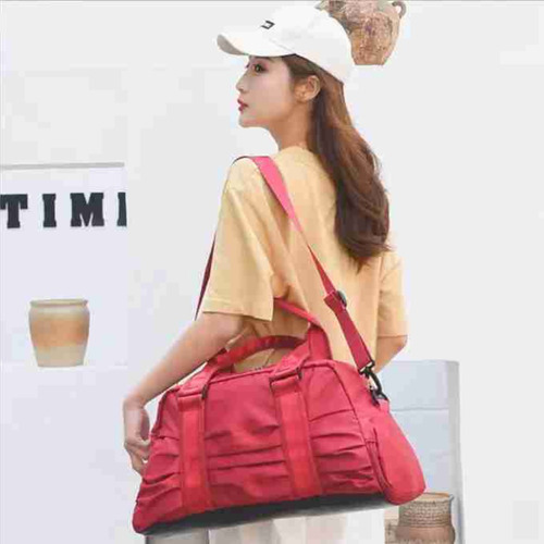 Bolsa deportiva unisex Bordo Travel Tours en color rosa rosa