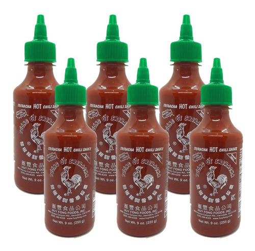 Pack X 6 Unid Salsa Sriracha 255 Gr Tuong Ot