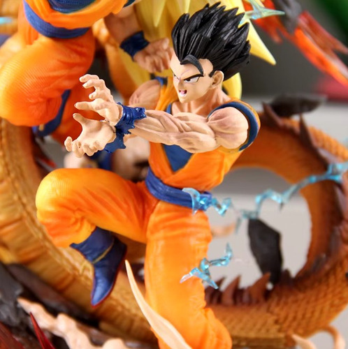 Figura Goku Fase 3 Ssj 3 Gohan Goten Shenlong Dragon Ball