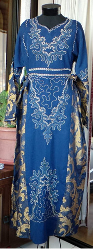 Vestido Bordado Brocato Indu Tunica M/l