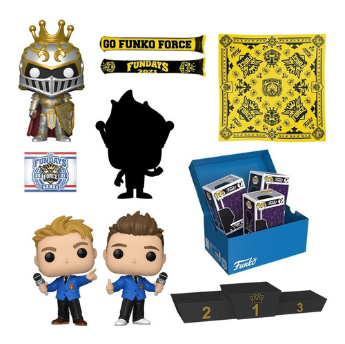 Funko Pop: Fundays 2021 -caja Completa Equipo Force Y Freddy