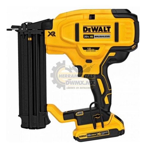 Clavadora Cal18 Xr 20v Max +bat 2ah Cargador Dewalt Dcn680d1