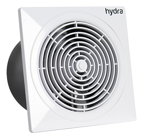 Imagen 3 de 10 de Extractor Aire Baño 150mm 15cm Hydra Cocina Blanco
