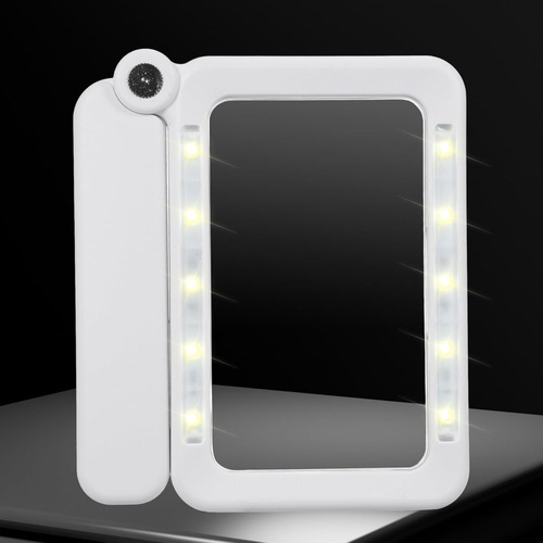 Lupa Recargable De 4x Para Lectura,con 10 Luces Led